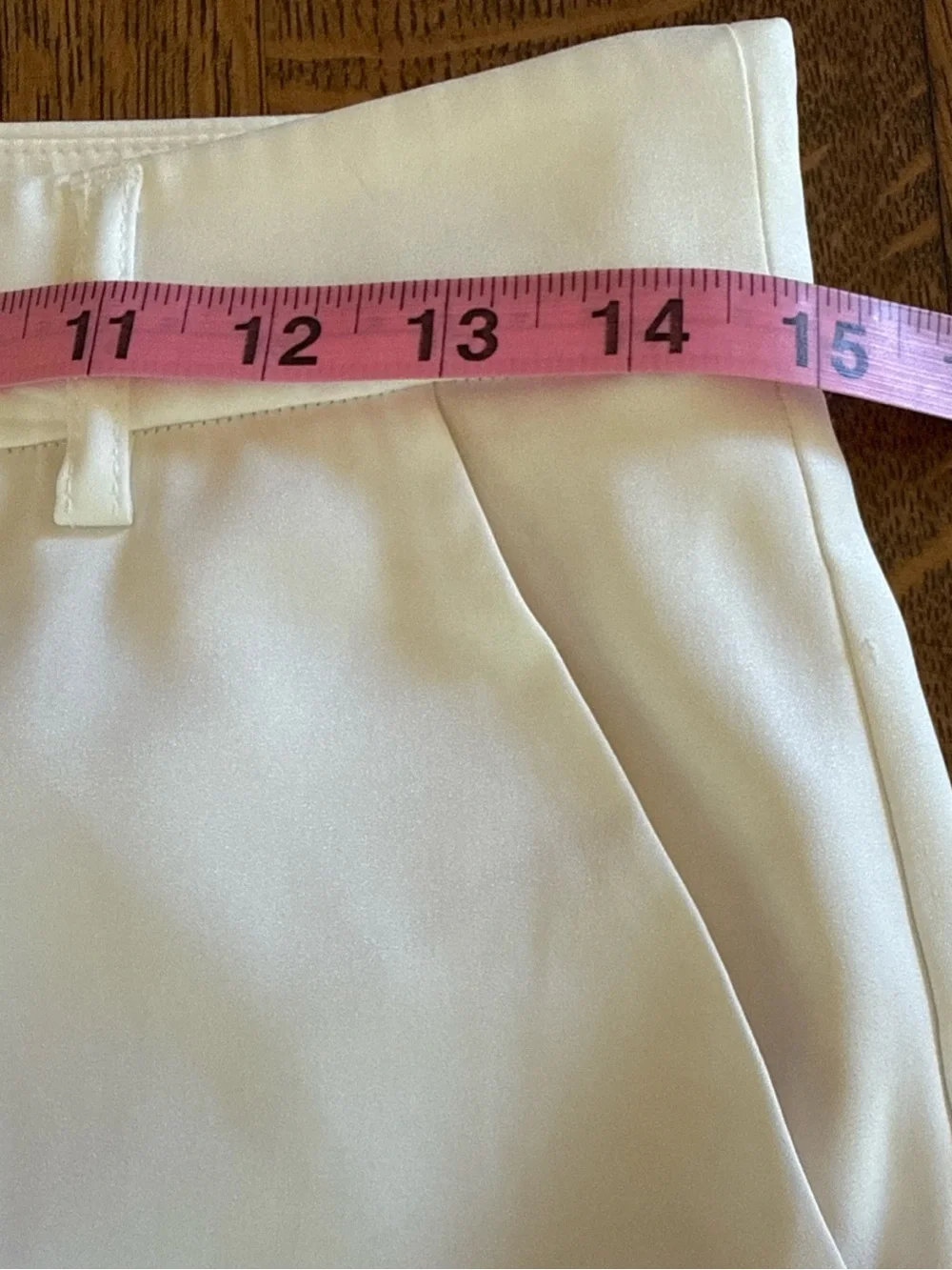 Boston Proper Cream Satin-Look trousers - Picture 5 of 16